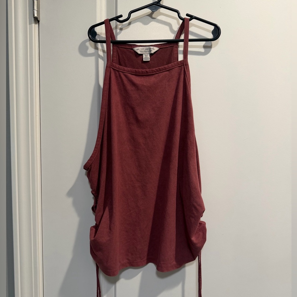 American Eagle Outfitters Mauve Red Tank Top